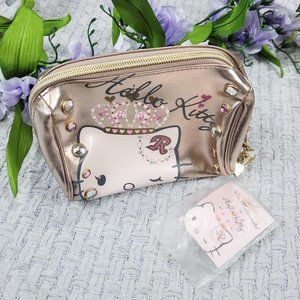 Sanrio Hello Kitty x Rio Matsumoto Collab Wristlet Makeup Bag Clutch Price Firm